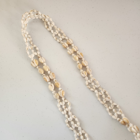 Vintage Cowrie Shell Seashell Crossbody Bag Purse Crossbody Boho 1970s 70s Beach - Picture 6 of 9